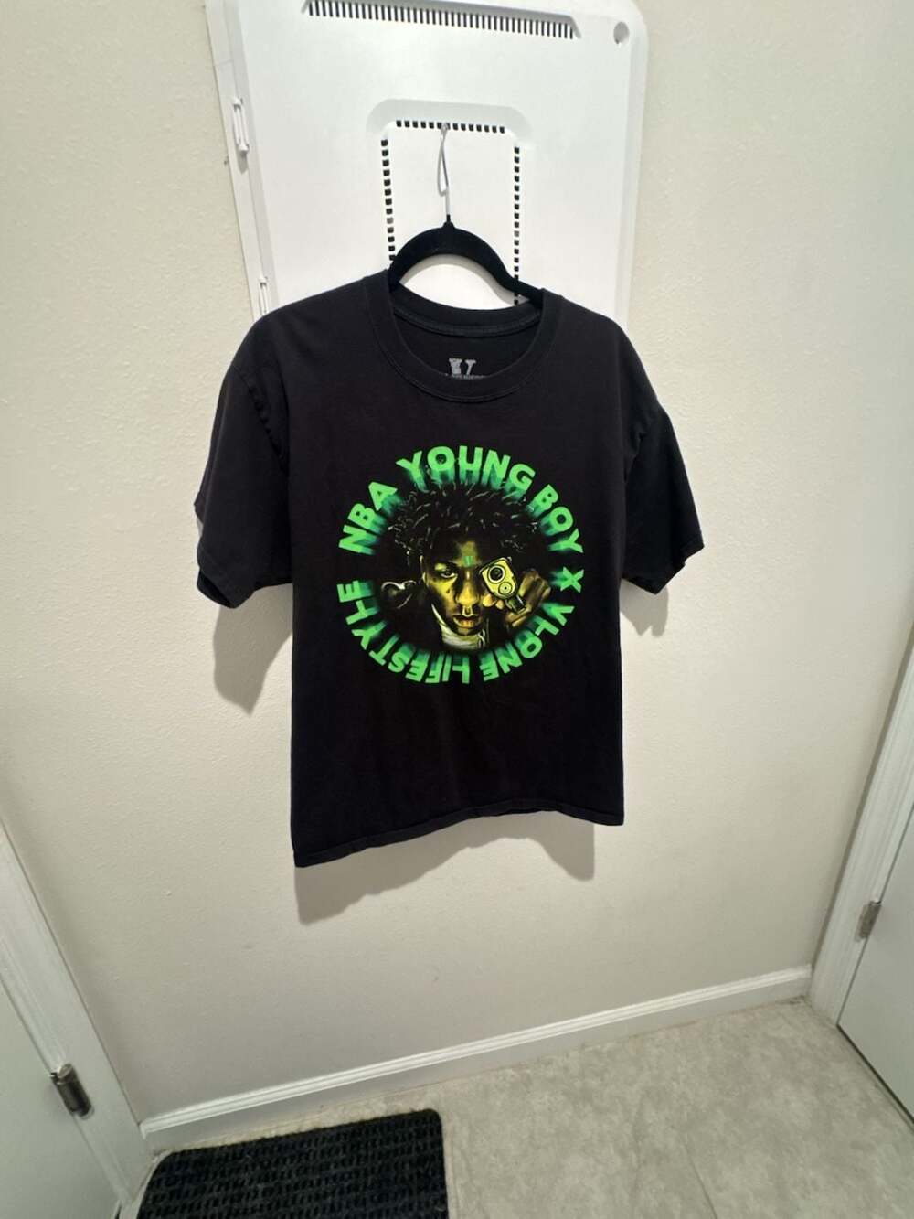 Vlone x NBA YoungBoy Cross Roads Tee Black Green